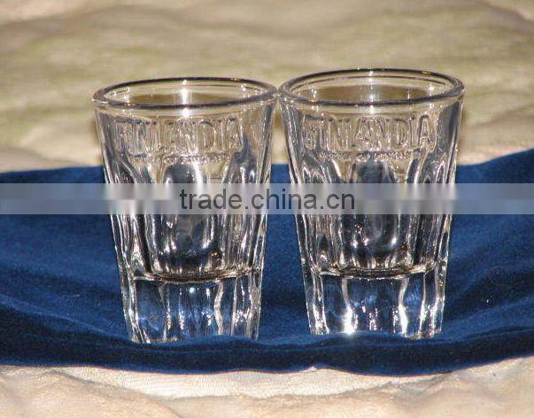 3 pcs Depression shot glass