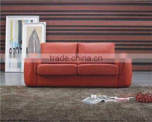 Bisini Modern Simple Red Leather Hotel Sofa (BG90451)