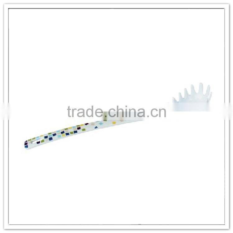 Biodegradable plastic cutlery set printig personalized bent fork for kitchen family use