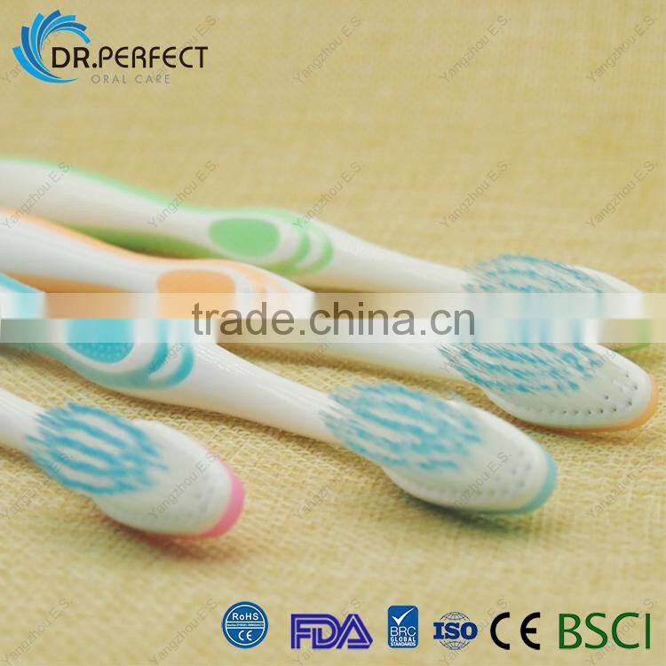 Super Soft Bristle Toothbrush For Adult Rubber Handle Easy Grip