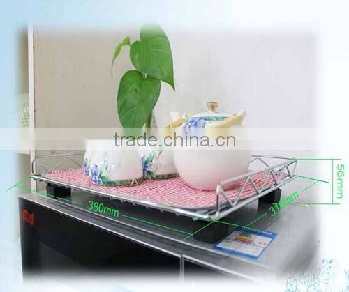 Metal shelf for microwave rack