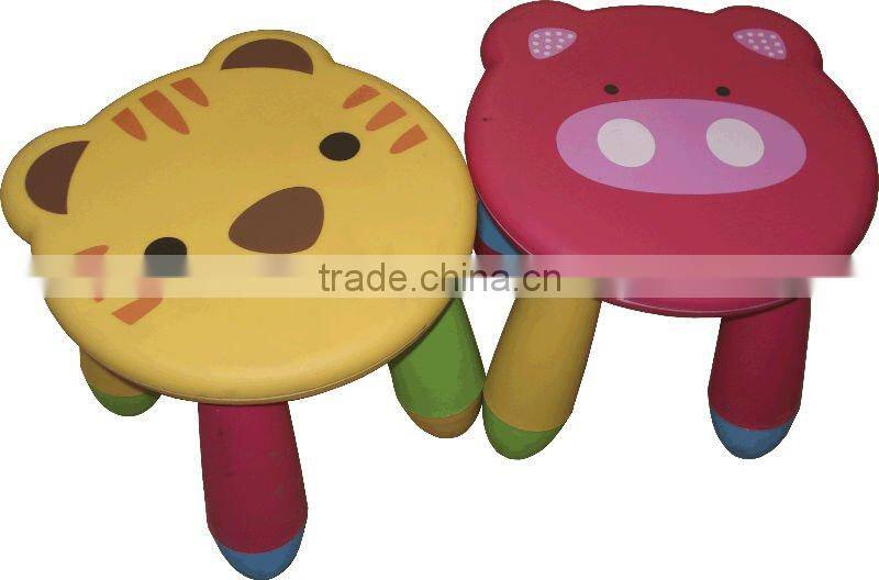 Plastic kids stool