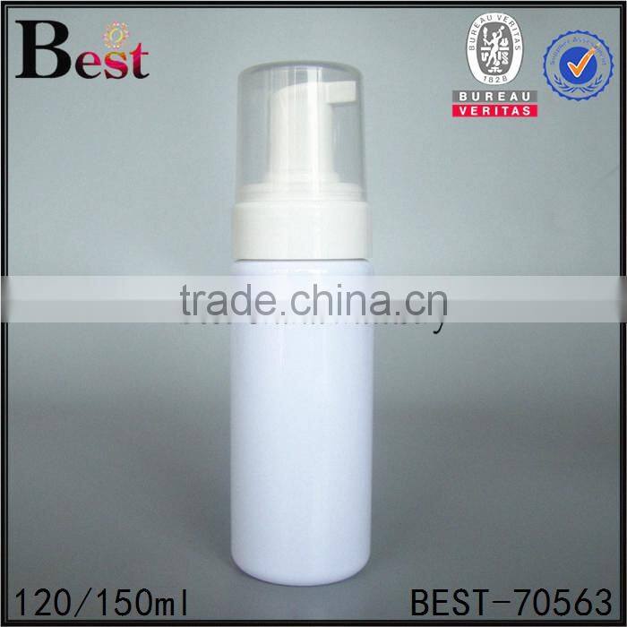 2017 personal care pet plastic 100ml plastic spray bottle cosmetic round shape plastic trigger spray bottle with black cap