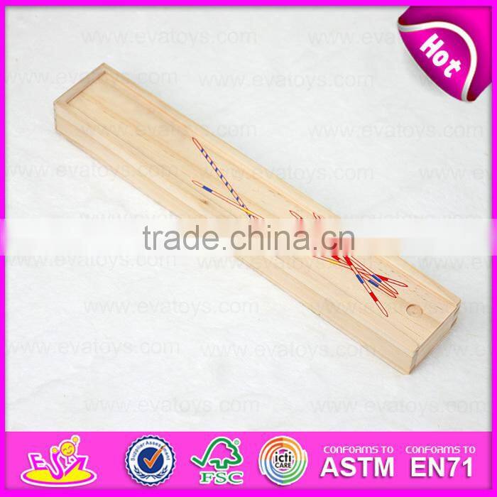 2017 Top fashion kids wooden mikado sticks custom children wooden mikado sticks W01B015-S