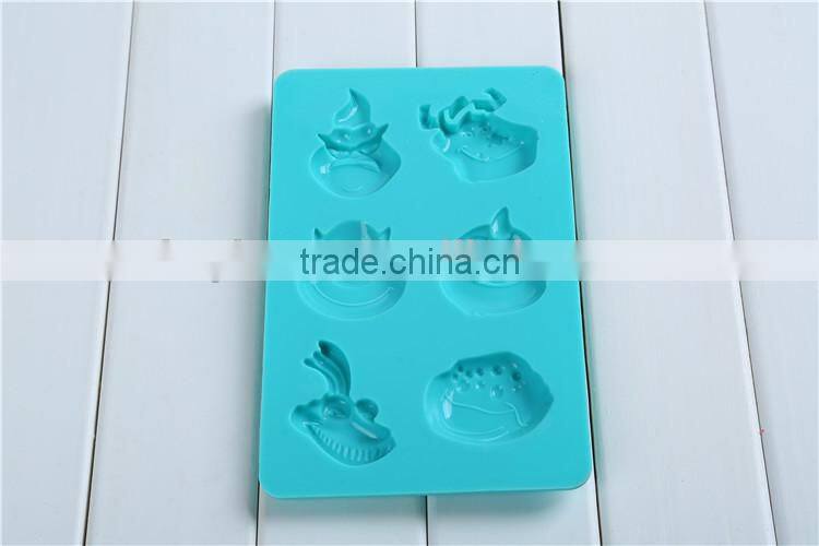 Funny kitchen cute cake mold silicone animals,silicone animal soap molds
