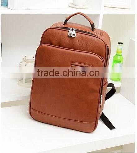 Fashion new style school leather bag for laptop