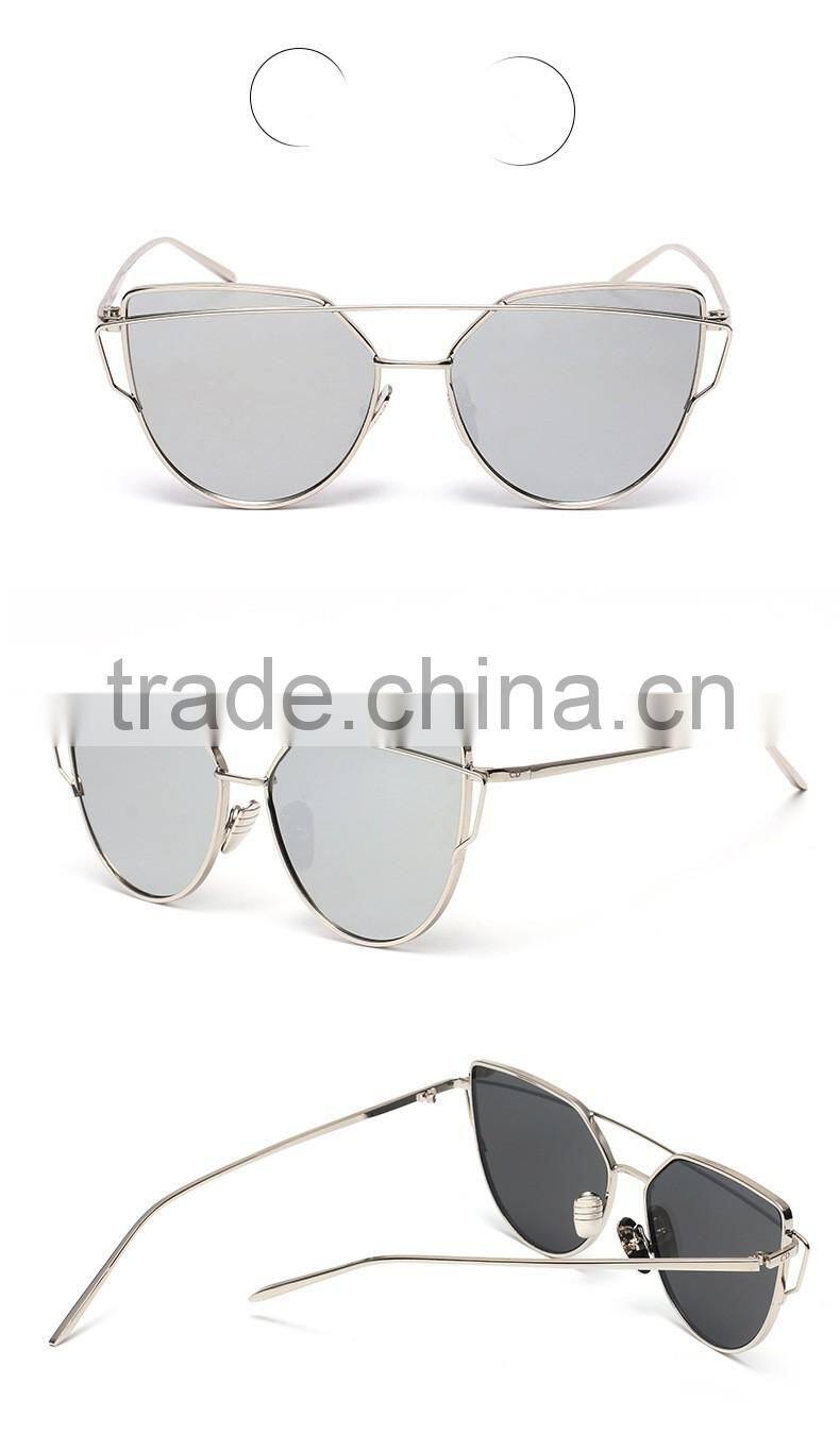 2016 UV400 fashionable multicolor dazzle colour cycling outing sunglasses