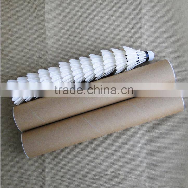 Durable goose feather shuttlecock for badminton, indoor sports factory sell directly