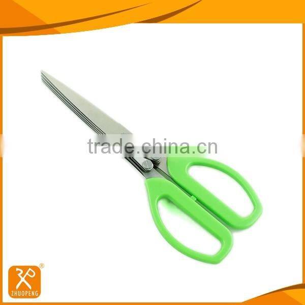 7.8" FDA high quality stainless steel five blades herb scissors