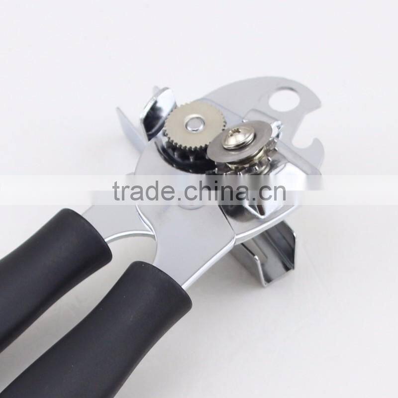 Black Handle Multi Can Opener for Kitchen Use