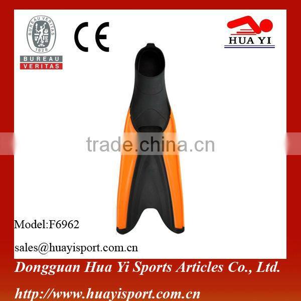 Easy adjustable shoelace full footed long diving fipper