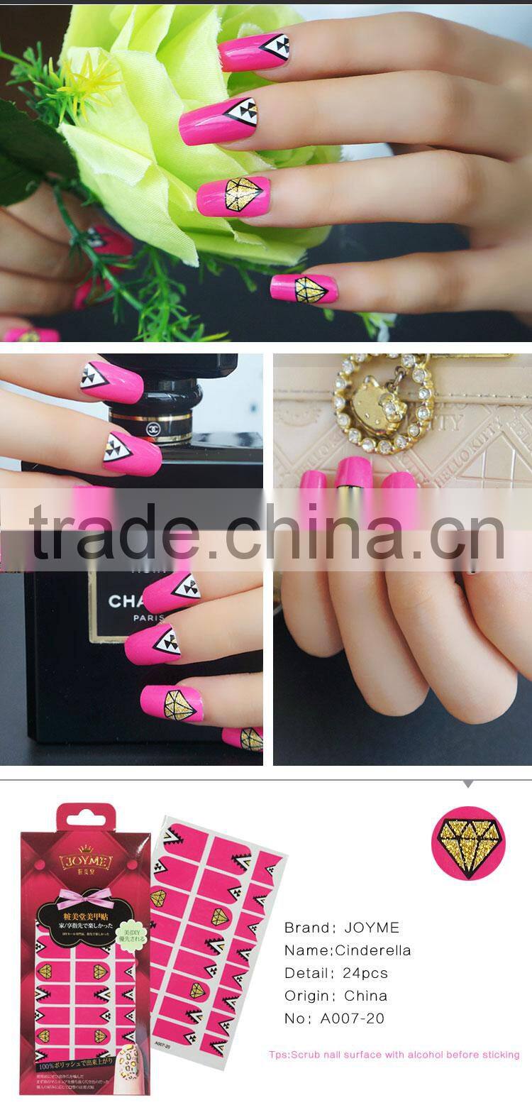 Hot selling mixed designs nice printing deco nail art sticker