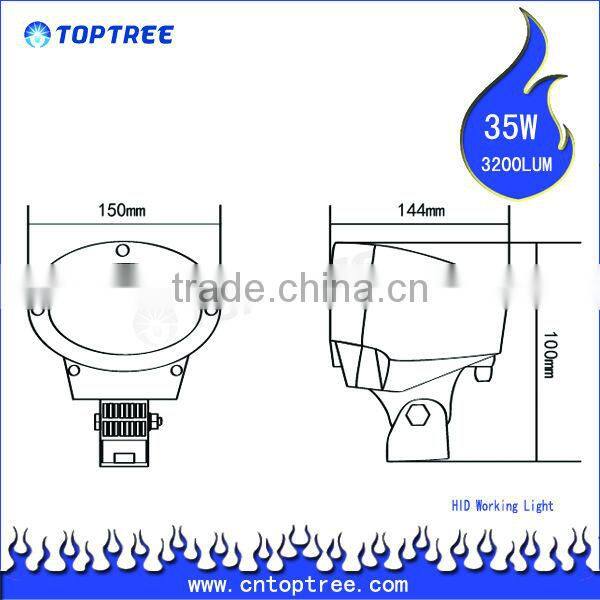 4Inch 35watt 55watt HID Work Light HID Driving lights for SUV ATV 4WD 4X4