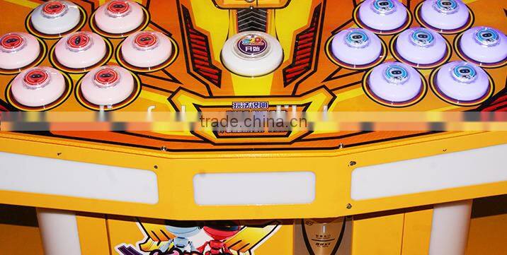 2017 DianFu happy pat coin operated double players children tickets capsule game machine for sale