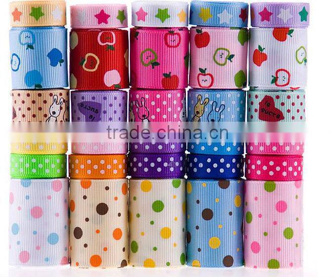 2014 wholesale brand name custom printed ribbon for garment package