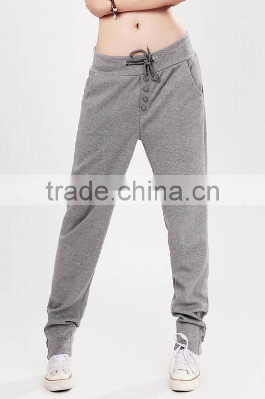 OEM new design cheap women fashion sweapants cotton french terry pants jogger pants China manufacturer
