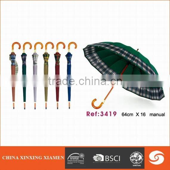 23" Promotional Straight Cheapest Windproof Advertising Umbrella