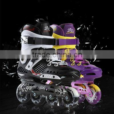 professional single row quad roller skates inline for adults couple 2017