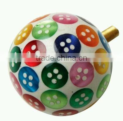 Hand Painted Wooden Knobs