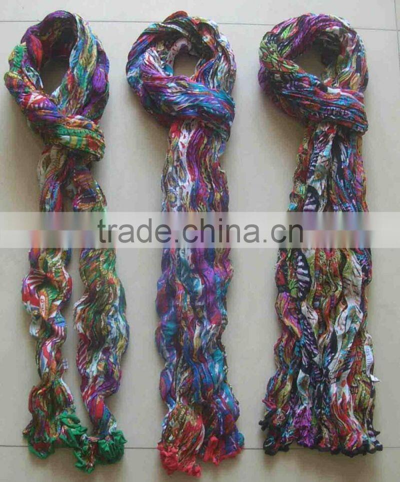 Cotton Crinkled Scarves