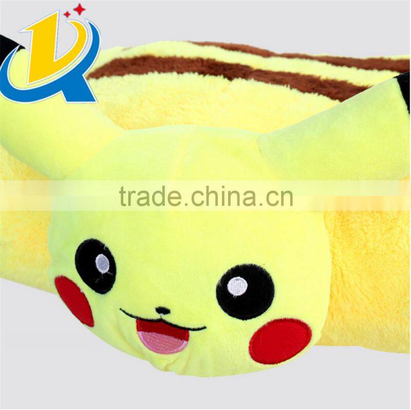 Top quality cheap soft Pokemon Go plush pikachu pillow