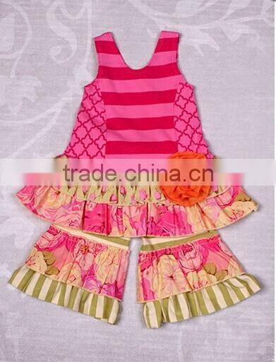 Manufacturer summer girls clothing wholesale baby girl mustard pie clothing sets cheap china wholesale kids clothing
