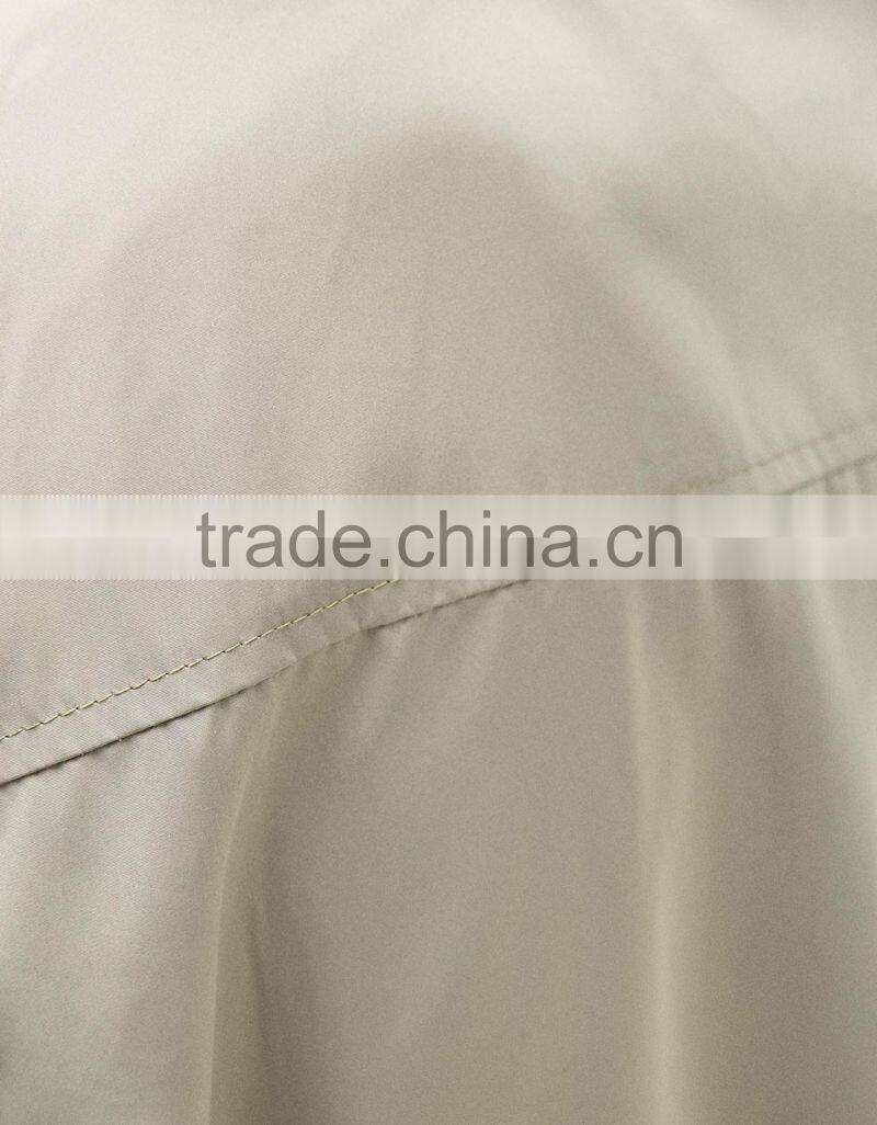 2017 mens OEM grey lightweight windbreaker flight nylon jacket