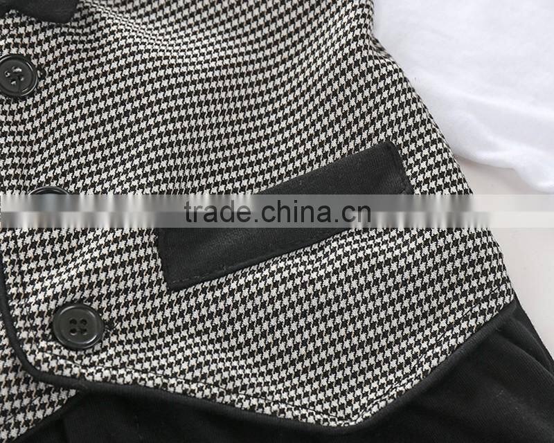 2016 Kids Summer and autumn clothing gentleman boy clothes sets boys casual outfits LBO20160104-1