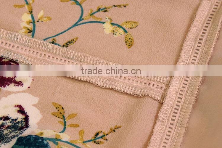 Lady Sexy Split Dress Floral Off Shoulder Party Maxi Dress