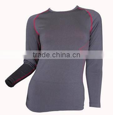 OEM Ladies 100% Merino Wool O-Neck Thermal Sports Yoga, Gym Wear Pullover, Sweatshirt, Size Plus