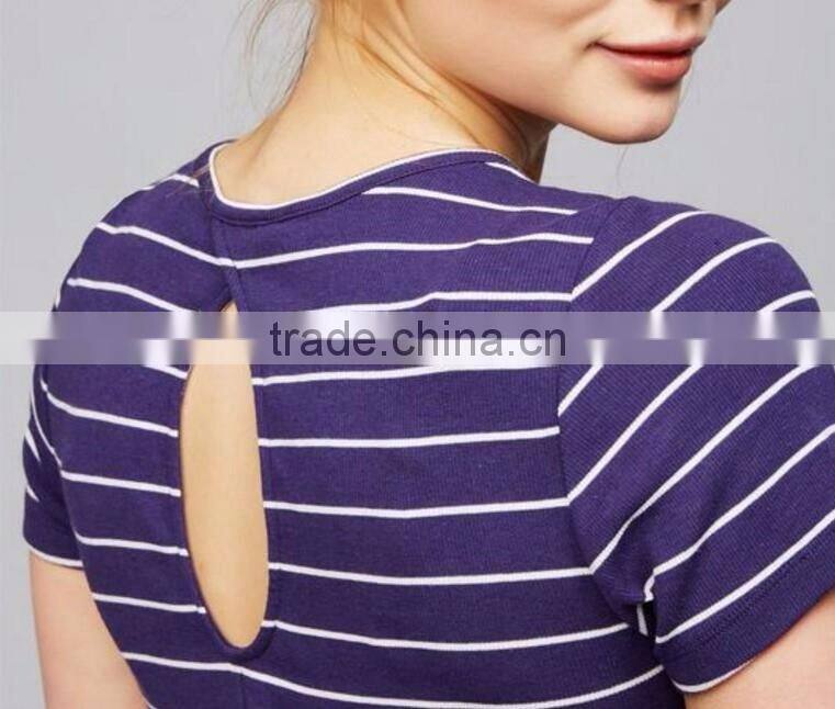 Striped maternity clothes pregnant women dresses