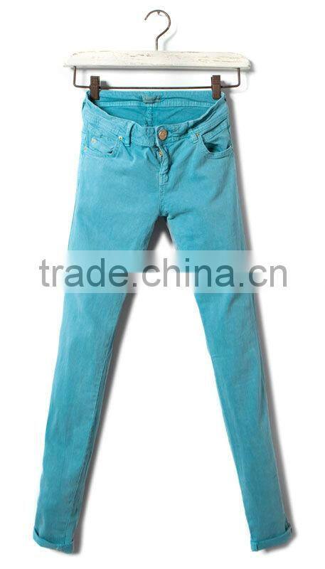 2014 Sweet candy color joker feet backing multicolor pants