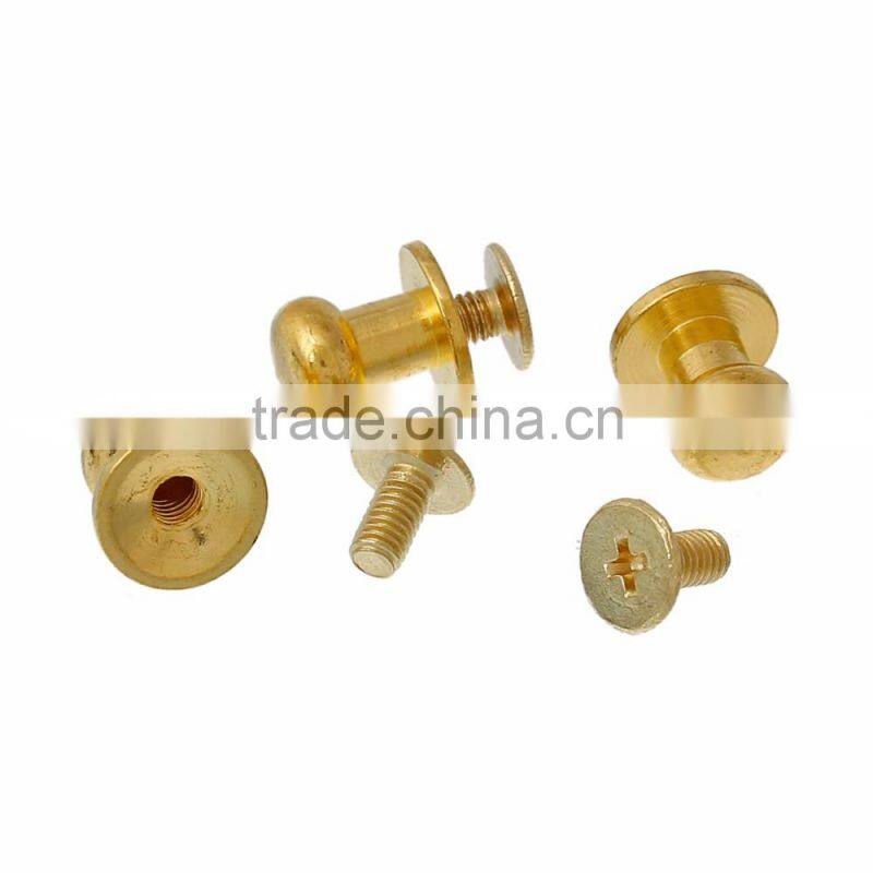 Wholesale Round Gold Plated Copper Jewelry Wooden Box Pull Handle Knobs