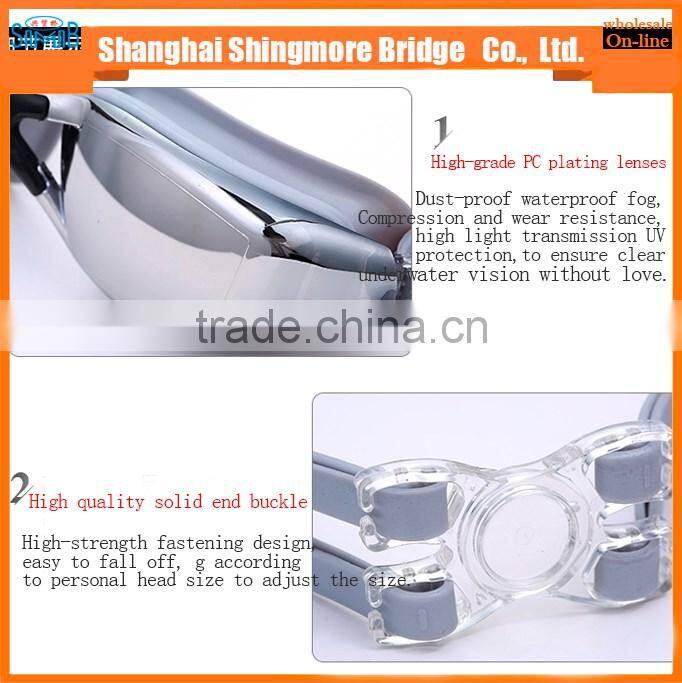 cheap wholesale high quality silicone swimming goggles