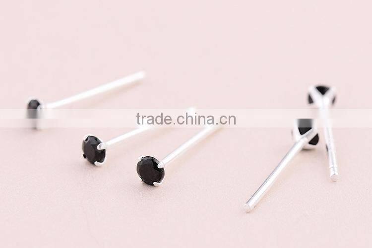 Wholesale Fashion european Jewelery 925 Sterling Silver CZ Stud Earrings