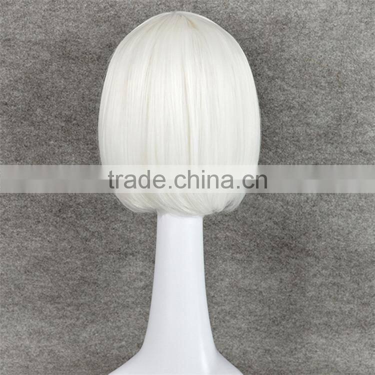 AD3037 Wig Cosplay Hokage Ninjia Short silver white cosplay wigs