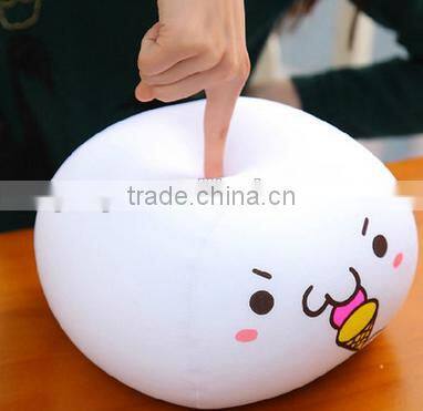 OEM funny round snow ball plush toy