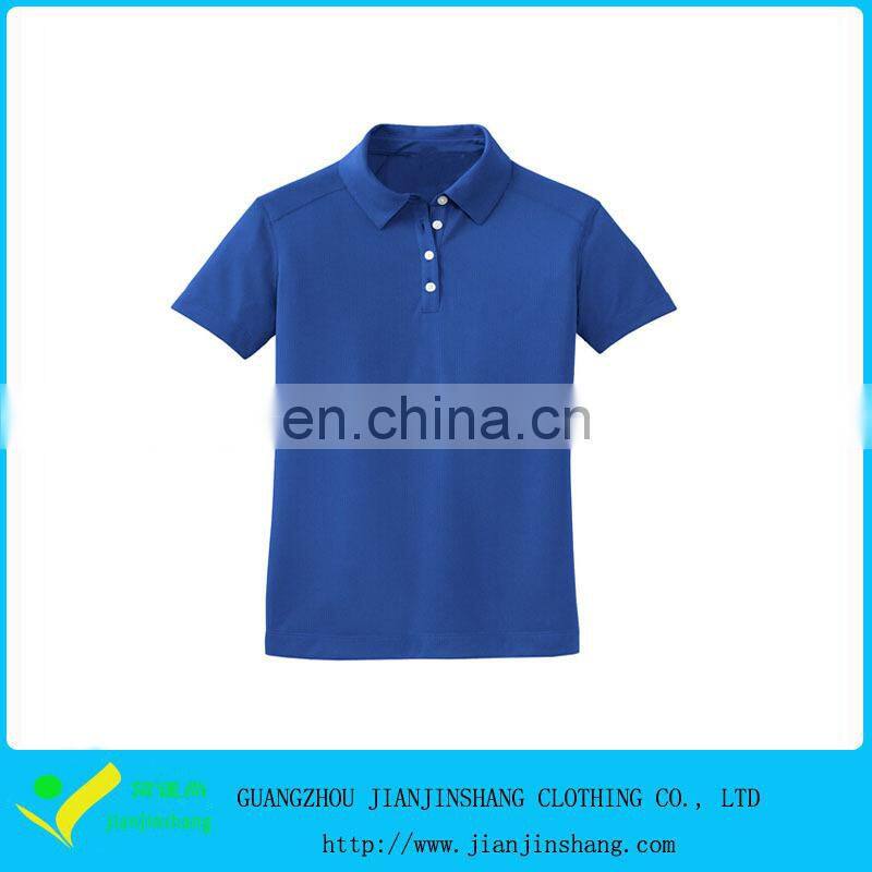 Navy Blue Plain Designed Polyester Dry Fit Golf Shirt With Custom Logo