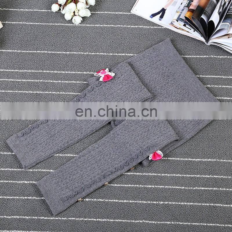 Children custom tight breathable warm winter girls sexy leggings