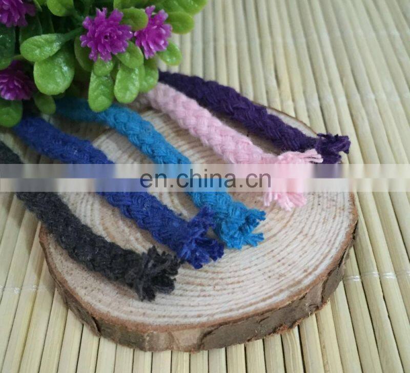 Stock colored 5mm cotton cord for draw cord