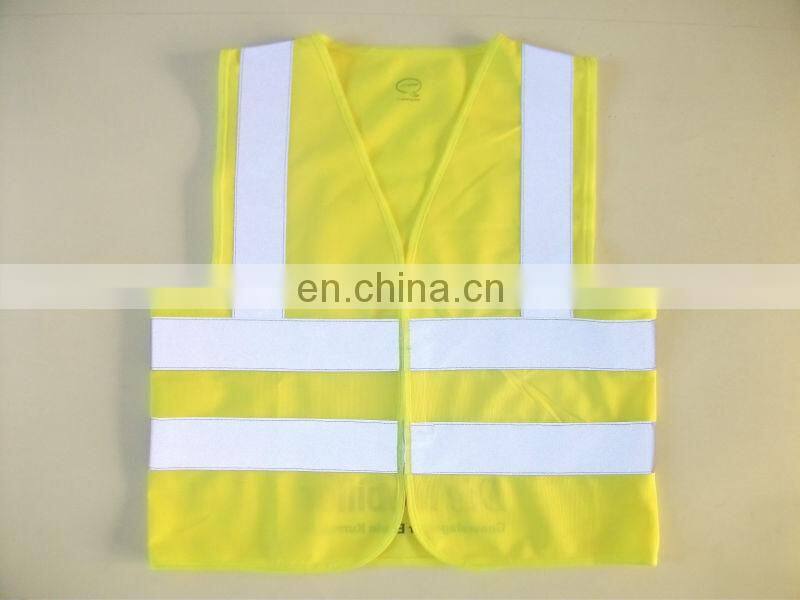 Reflective Security Traffic Vest With LOGO fluorescent jacket