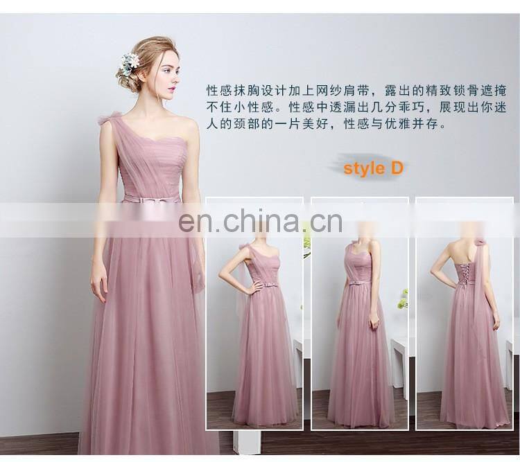 HS1613 Vintage A line Long Cheap 2017 Wedding Prom Bridesmaid Dress
