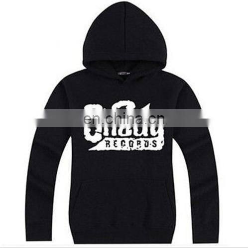 China Supplier Unisex Printed Logo Fleece Thick Hoodie Hip Hop Sweatshirt Sweater