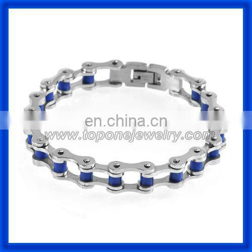 2014 Men's Motorcycle Chain Stainless Steel Biker Bracelets China Factory