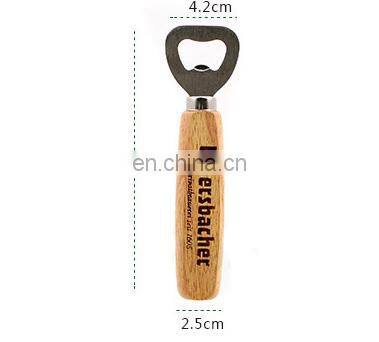 New Products Stainless Safety Can Opener with Wooden Handle