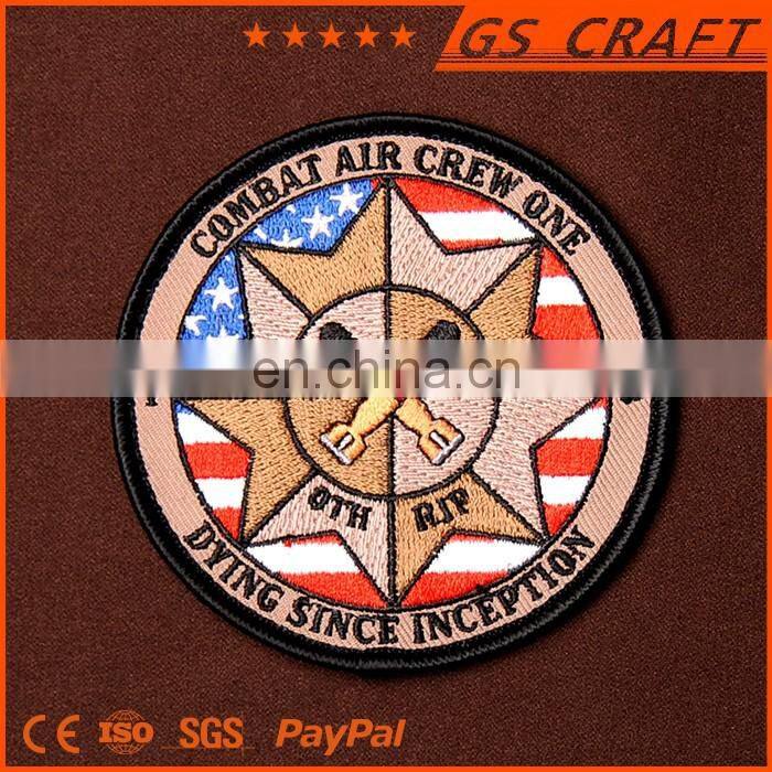 Man in Cap and mask embroidery patch