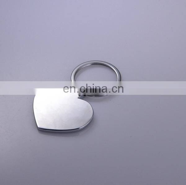 PRINT LOGO CUSTOM HEART KEYCHAIN GIFT CHIAN FACTORY