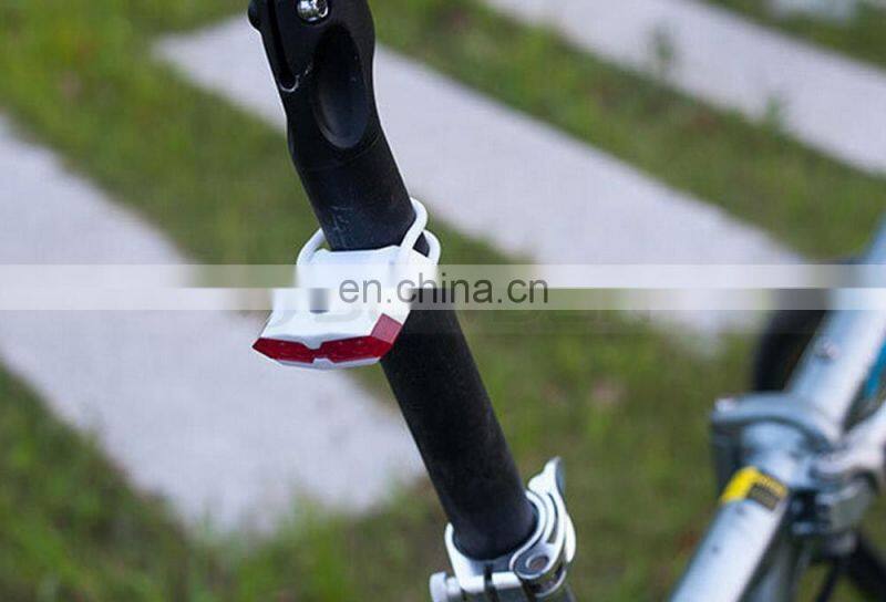 Waterproof Bike Safety Warning Lamp Cycling Rear Plastic Clamp Back Light