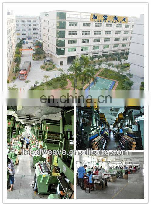 brand name cotton woven clothing label