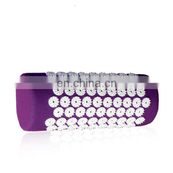 High Quality Plastic Spike 100% Cotton Back Pain Acupressure Mat Pillow
